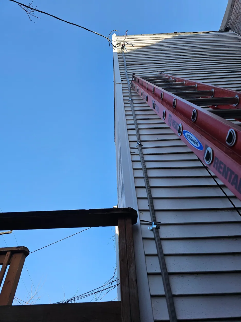 Replacement house-mounted service entrance cable, Baltimore City